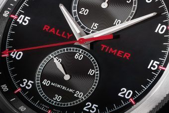 Montblanc TimeWalker Rallytimer Counter - dial closeup