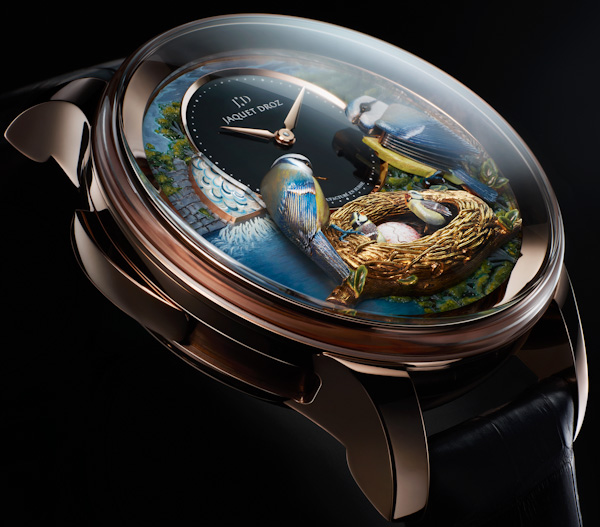 Jaquet Droz The Bird Repeater Watch + Video Watch Releases 