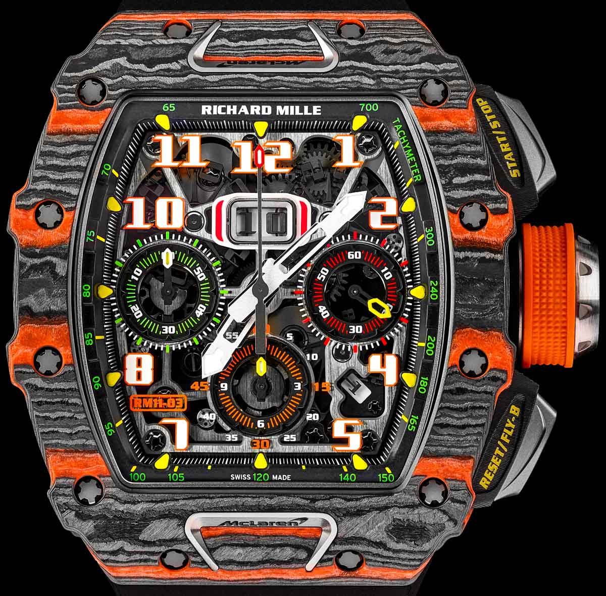 Richard Mille RM 11-03 McLaren Automatic Flyback Chronograph Watch Releases 