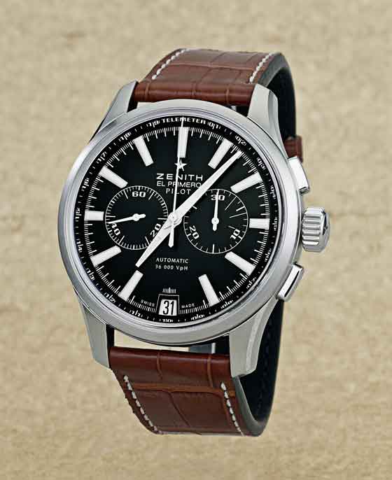 Fake Watches Review: Zenith Captain Pilot Chronograph Replica Watch