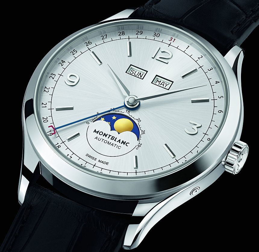 Replica Montblanc Heritage Chronométrie Quantième Complet Steel Watch