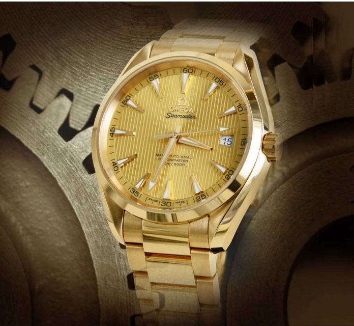 Omega Seamaster Aqua Terra 150 M gold replica watches REF.231.50.42.21.08.001
