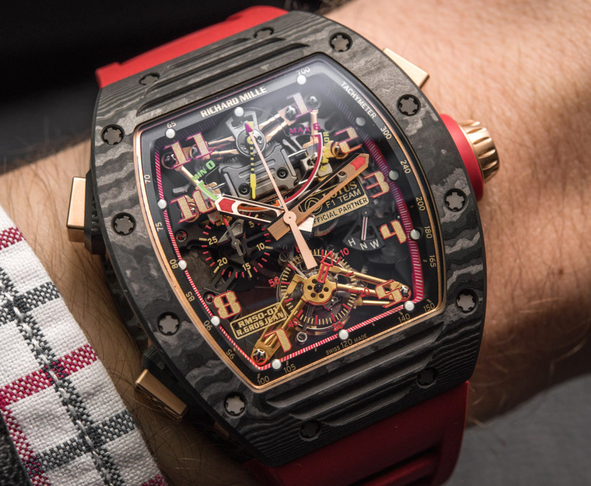 Top Quality Richard Mille RM 50-01 G-Sensor Tourbillon Chronograph Watch Replica