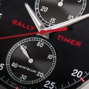 Montblanc TimeWalker Rallytimer Counter - dial closeup