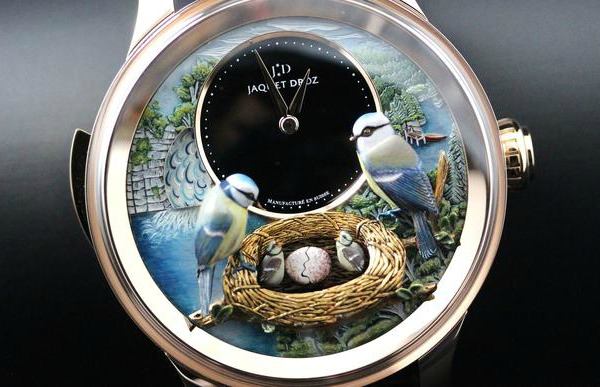 Jaquet Droz Bird Repeater Automaton Watch Swiss Movement Replica Watches